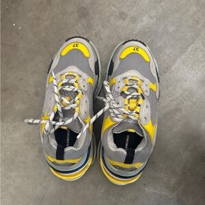 Balenciaga Sneakers - Gray and Yellow